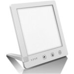Lampe de luminothrapie, lampe portable  lumire naturelle de 2 000  10 000 lux avec 3 niveaux de luminosit ...