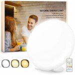 Lampe de luminoth�rapie lampe sdd 10000 lux avec 3 modes de couleurs, 5 niveaux de luminosit�, lampe ...