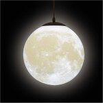 [jamais utilis�] lampe lune plafond, lune chambre enfant, suspension luminaire lune, plafonnier boule, ...