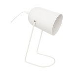 Atmosphera - lampe à poser en métal 'faro' 30cm blanc Atmosphera - lampe à poser en métal 'faro' 30cm blanc