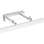 Lampe miroir led 40cm, applique salle de bain 585lm 9w 6000k, lampe miroir pour salle de bain ip44 applique ...