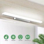Lampe miroir led 40cm, applique salle de bain 700lm 8w 6000k lampe miroir pour salle de bain miroir led ...