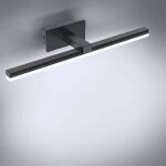 Lampe miroir led 9w, lampe miroir salle de bain blanc froid 6000k clairage avant miroir 40cm clairage ...