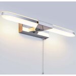 Lampe miroir led salle de bain 40cm lampe pour miroir lumineux led applique murale lumiere miroir salle ...