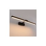 Lampe miroir led salle de bain 50cm, 12w, ip44 tanche applique murale salle de bain 180 rotatif, lumire ...