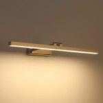Lampe miroir led salle de bain 60cm, 18w 1170 lumen, ip44 �tanche applique murale salle de bain 180� ...