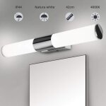 Lampe pour miroir de salle de bain - 12w led applique 46 cm, lumi�re blanche, bain lampe de maquillage ...
