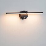 Lampes de miroir de salle de bain led � intensit� variable applique murale de salle de bain rotative ...