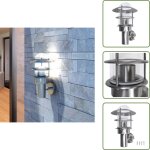 Lampe murale led de patio acier inoxydable - applique murale - �clairage ext�rieur - luminaire ext�rieur ...
