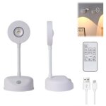 Lampe murale sans fil avec tlcommande, applique murale sans fil avec 3 modes d'clairage, eclairage ...