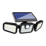 Lampe murale solaire, lampe d'extrieur  dtection humaine, lampe de cour rotative librement, clairage ...