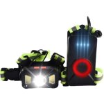 Lampe pectorale running, lampe course a pied �tanches ipx4, lampe de poitrine de course ultra lumineuse ...