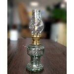 Vurahome - lampe � p�trole en verre. lampe � huile r�tro avec m�che pour lampe � huile d'�clairage de ...