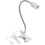 Lampe  pince e27 douille ampoule  pince avec interrupteur et prise secteur standard europenne, (ne ...