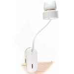 Lampe a pince flexible avec veilleuse / avec batterie rechargeable par usb / liseuse led & lampe de lecture ...