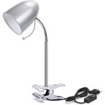 Ikodm - lampe  pince rtro, lampe de bureau clipable, sans ampoule, compatible avec ampoules led de ...