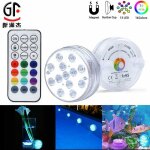 Vurahome - lampes de piscine a led submersibles pour piscines hors sol, etanches ip68 avec telecommande ...