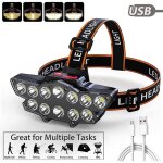 Lampe de poche étanche puissante et rechargeable par usb Lampe de poche étanche puissante et rechargeable par usb