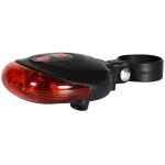Lampe de poche led pour v�lo 051 laser arri�re