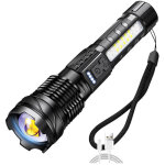 Lampe de poche rechargeable ultra puissant ? lampe led pour camping, p�che, chasse, escalade et situations ...