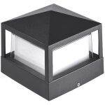 Lampe de poteau lampe pilier portail lampe d'exterieur lumiere colonne lampe villa ip65 etanche aluminium ...