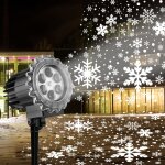 Lampe projecteur de flocon de neige, luce di proiezione extrieur tanche 9w lumineux, projecteur lumire ...