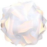 Lampe puzzle abat - jour - luminaire iq plafond ou chevet - lumire blanche - diamtre env. 30 cm, versailles ...