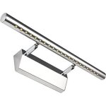 Lampe salle de bain mirroir acier inoxydable led 5w applique murale lumi�re tableau �tanche ip44 avec ...