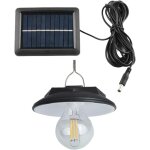 Lampe solaire pour abri de jardin - plafonnier led solaire, suspension intrieure / extrieure lampe ...