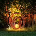Lampe solaire boule orientale lampe d�corative de jardin lampe solaire solaire en m�tal pour l'ext�rieur, ...