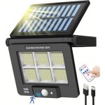 Lampes solaires de cour tanches, lampes solaires d'extrieur, lampadaires solaires, lampadaires solaires ...