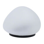 Lampe solaire d�corative galet - lumisky - solenzara - �16 cm - led blanc