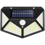 Lampe solaire ext�rieur 100 led, 1 pack �clairage solaire ext�rieur d�tecteur de mouvement �clairage ...