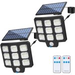 Lampe solaire exterieur d�tecteur de mouvement, 108 led eclairage exterieur solaire 3 modes projecteur ...