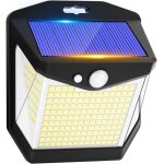 Lampe solaire exterieur d�tecteur mouvement - 248 led lumi�re solaire ext�rieur �tanche sans fil spot ...