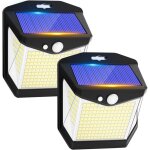 Lampe solaire exterieur dtecteur mouvement - 248 led lumire solaire extrieur tanche sans fil spot ...