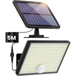 Lampe solaire ext�rieur d�tecteur de mouvement, [3 modes / 266led / 2200mah] lumi�re solaire ext�rieure ...