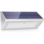 Lampes solaires d'extrieur avec dtecteur de mouvement, 48 led, 1 100 lm, 4 500 mah, botier en aluminium ...