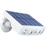 Lampe solaire extrieur tanche orientable avec dtecteur de mouvement - panneau a recharge rapide haute ...