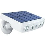 Lampe solaire ext�rieur �tanche orientable avec d�tecteur de mouvement - panneau a recharge rapide haute ...