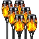 Lampes solaires d'extérieur en forme de flamme , 6 pièces , 12 led , torches solaires en forme de flamme ... Lampes solaires d'extérieur en forme de flamme , 6 pièces , 12 led , torches solaires en forme de flamme ...