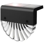 Lampe solaire extrieur jardin, led clairage mural d'extrieur, 2 pack blanc chaud + couleur rvb, lumires ...