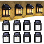 Lampe solaire exterieur, lampe murale solaire avec d�tecteur de mouvement, 3 modes applique ext�rieure ...