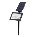Lampe solaire d'extrieur rglable, 1 ou 2 pices, 50 ou 54 led, tanche, clairage mural pour jardin, ...
