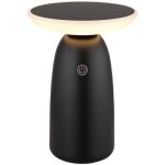 Lampe solaire lampe d'extrieur lampe de table led usb - c ip54 variateur tactile noir 22, 5 cm