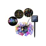 Lampe solaire, guirlande lumineuse solaire tanche pour jardin et extrieur