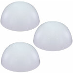Lampe solaire h�misph�re boule lumineuse solaire ext�rieur d�coration jardin h�misph�re, blanc, ampoules ...