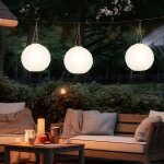 Lampe solaire lampion lampe d'extrieur led lampe suspendue de jardin blanc mariage lanterne de fte ...
