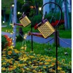 Lampe solaire  led arrosoir lampe de jardin dcorative