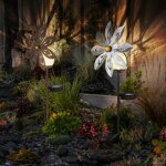 Lampe solaire led moulin à vent couleur rouille décoration de jardin lampe de terrasse argentée grise ... Lampe solaire led moulin à vent couleur rouille décoration de jardin lampe de terrasse argentée grise ...